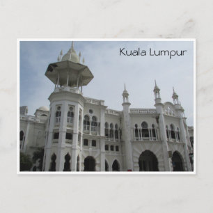 kl railway station postcard