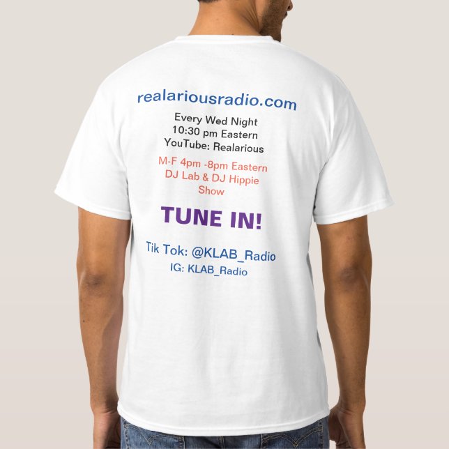 KLAB Radio T-Shirt (Back)