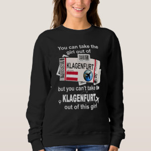 Klagenfurt Boarding Pass Klagenfurt Girl Klagenfur Sweatshirt