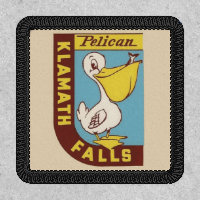 Klamath Falls Oregon Pelican Travel Patch