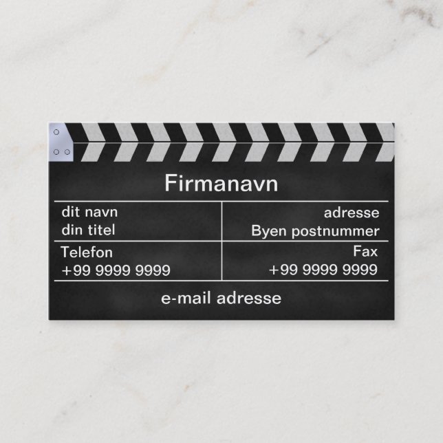 klap Biograf Business Card (Front)