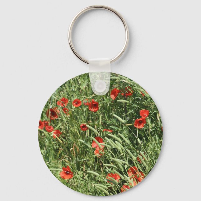 klaproos-sleutelhanger keychain (Front)