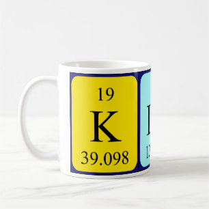 Klara periodic table name mug