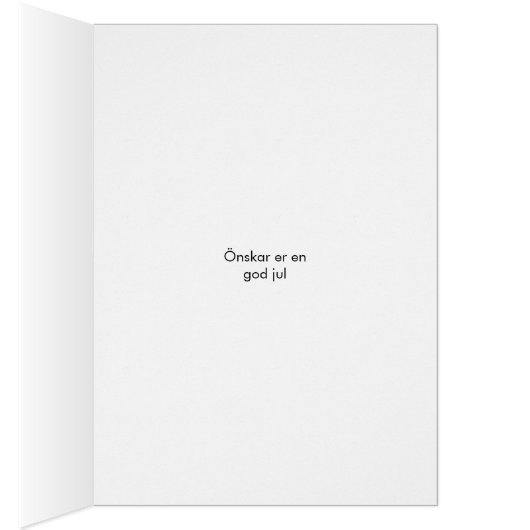 Klassisk jul fotohälsnings (Inside (Right))