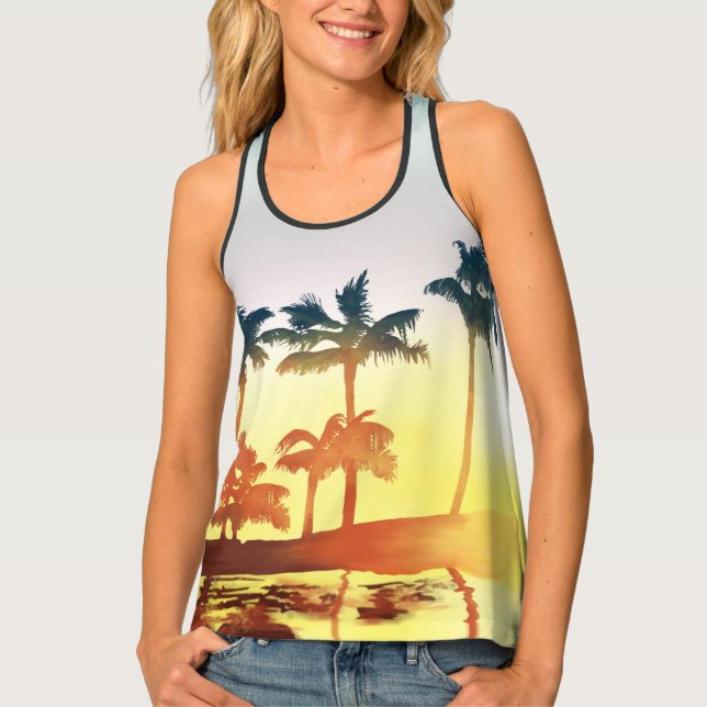 Klaus Hargreeves Palm Tree Tank Top Replica (Front)