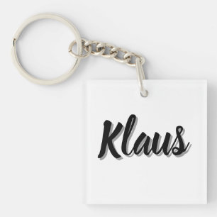 Klaus Mens Name, Keychain