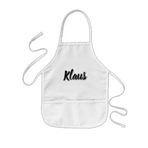 Klaus Mens Name, Kids' Apron