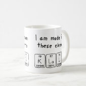 Klaus periodic table name mug (Front Right)