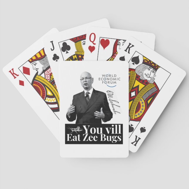 Klaus Schwab Playing Cards (Back)