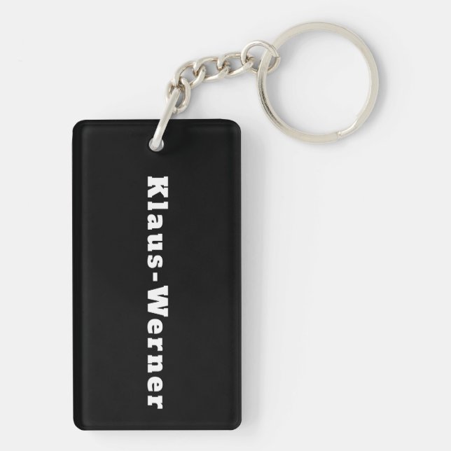 Klaus-Werner Keychain (Back)