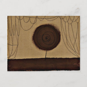 Klee - A Flower Performs Postcard