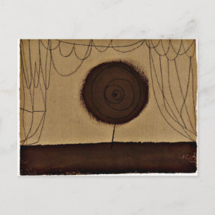 Klee - A Flower Performs Postcard