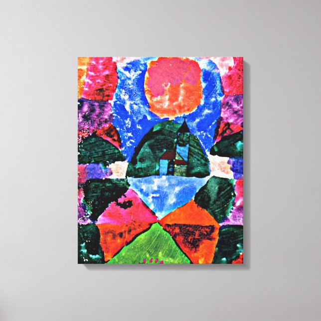 Klee - A Pressure of Tegernsee Canvas Print (Front)