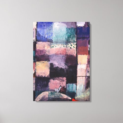 Klee _ About a Motif from Hammamet Canvas Print