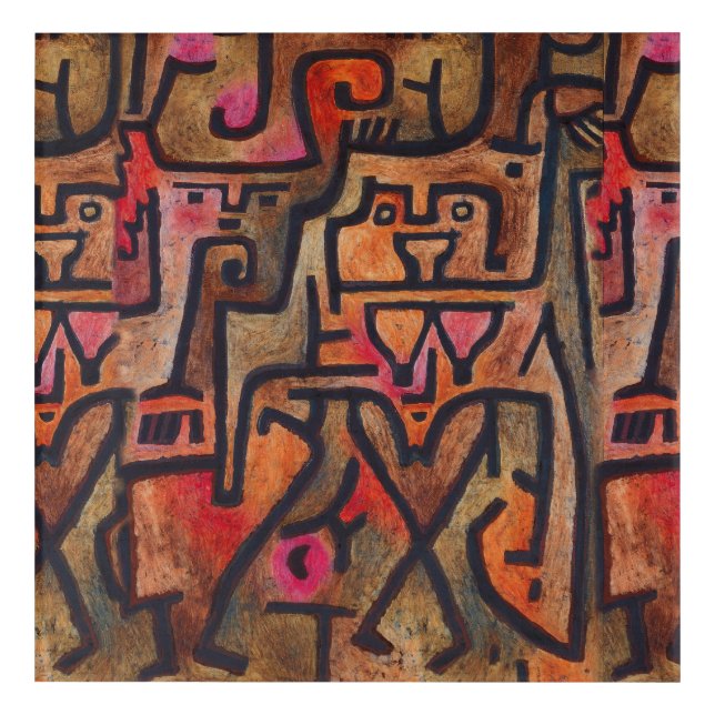 Klee Abstract Forest Expressionist Modern Art (Front)