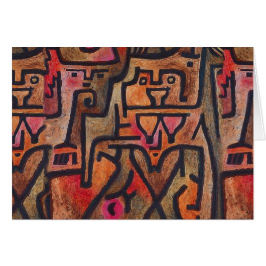 Klee Abstract Forest Expressionist Modern Art (Front Horizontal)