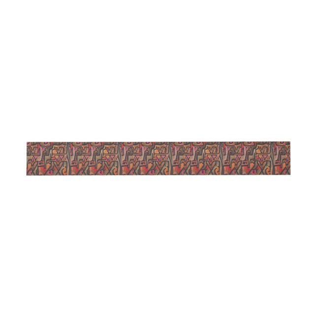 Klee Abstract Forest Expressionist Modern Art Invitation Belly Band (Flat)