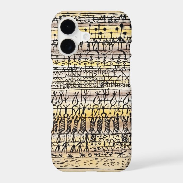 Klee Abstract Garden iPhone Case (Back)