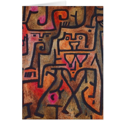 Klee Abstract Red Abstract Expressionist Nature 