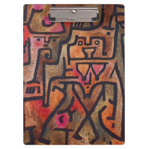 Klee Abstract Red Abstract Expressionist Nature  Clipboard