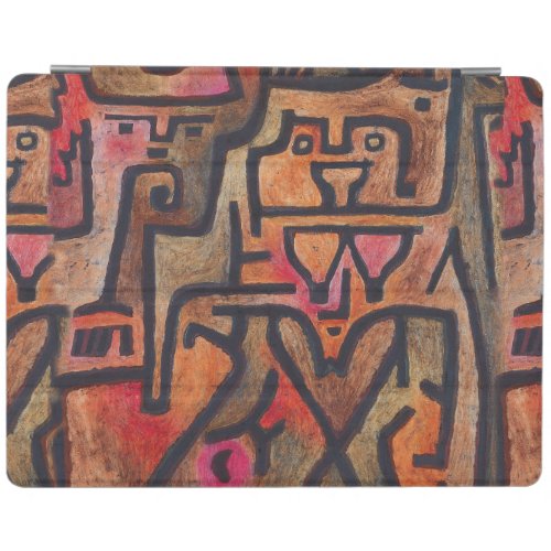 Klee Abstract Red Abstract Expressionist Nature  iPad Smart Cover