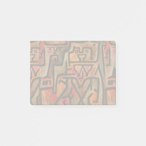 Klee Abstract Red Abstract Expressionist Nature  Post_it Notes