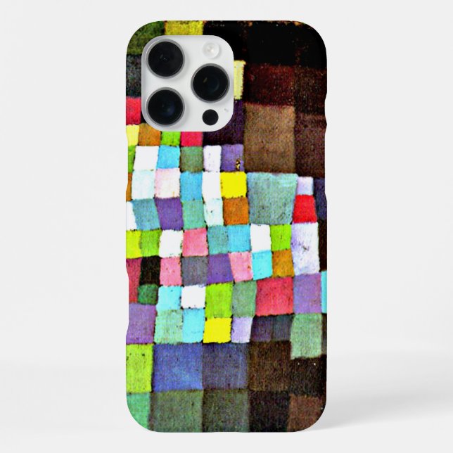 Klee - Abstraction with Reference Flowering Tree Iphone Case (Back)