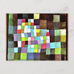 Klee - Abstraction with Reference... Postcard