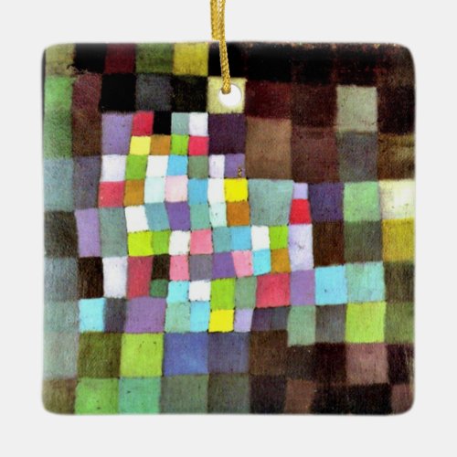 Klee  Abstraction with ReferenceTree Ceramic Ornament