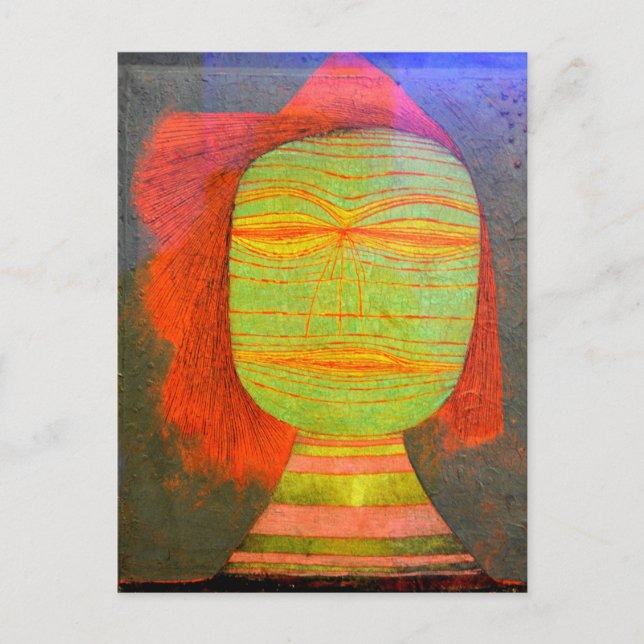 Klee - Actor's Mask Postcard (Front)
