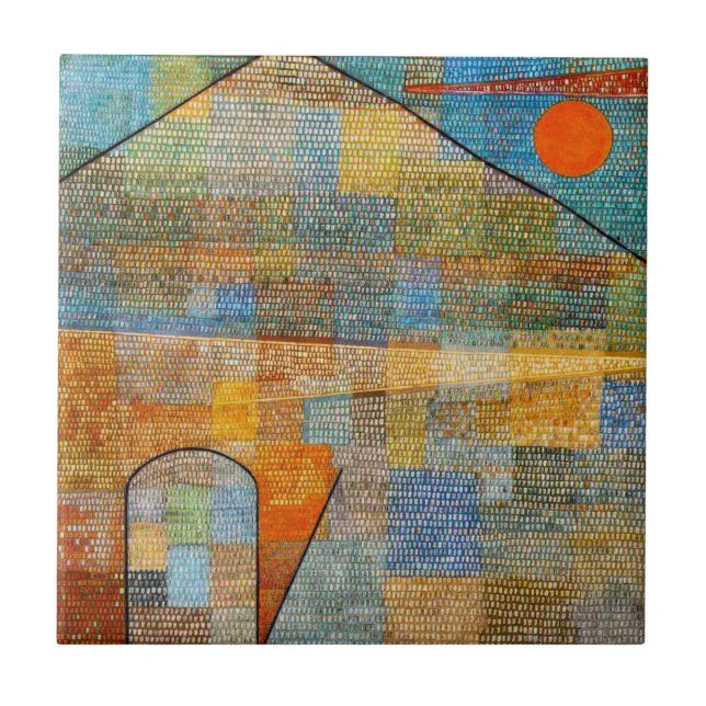 Klee - Ad Parnassum Ceramic Tile (Front)