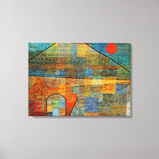 Klee - Ad Parnassus Canvas Print (Front)