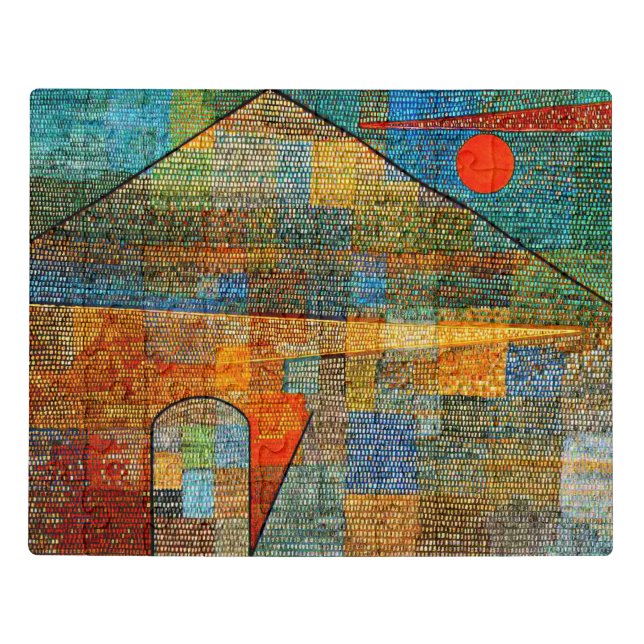 Klee - Ad Parnassus, popular painting, Jigsaw Puzzle (Puzzle Horizontal)