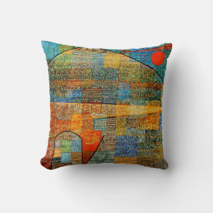 Klee - Ad Parnassus Throw Pillow