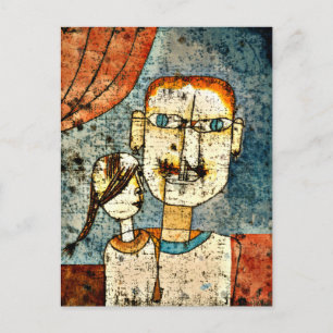 Klee - Adam and Little Eve Postcard