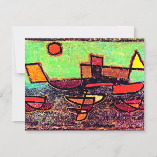 Klee - Afbahrender Dampfer Card