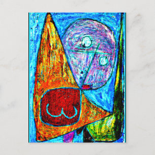 KLEE - Angel Still-feminine, 1939 artwork Postcard