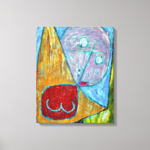 Klee - Angel Still Feminine Canvas Print