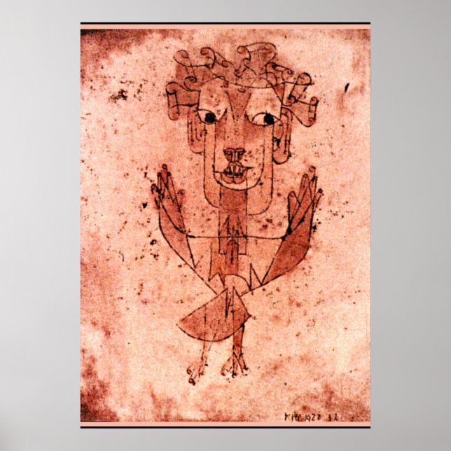 Klee - Angelus Novus (New Angel) Poster (Front)