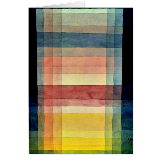 Klee - Architecture of the Plain-1923 Cards (Front)