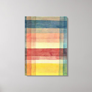 Klee - Architecture of the Plain Canvas Print
