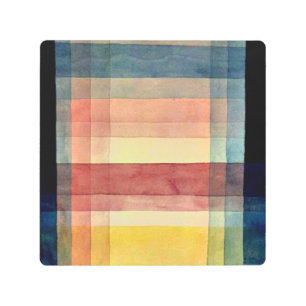 Klee - Architecture of the Plain Metal Print