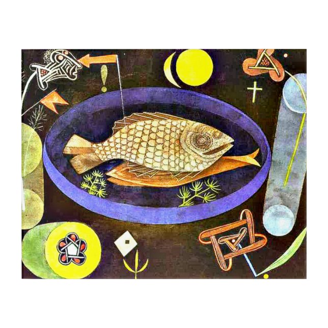 Klee - Aroundfish Acrylic Print (Front)