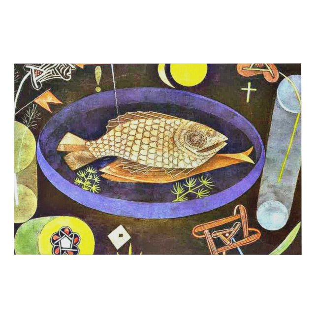 Klee - Aroundfish Faux Canvas Print (Front)