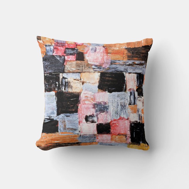 Klee - Ascent of a Town Throw Pillow (Front)