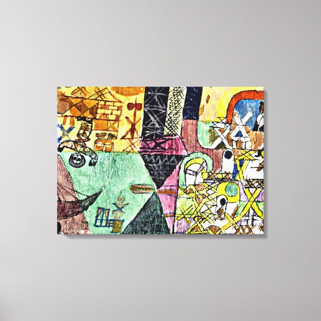 Klee - Asian Entertainers Canvas Print (Front)
