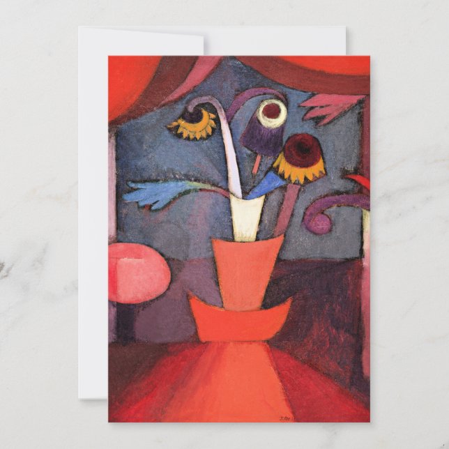 Klee - Autumn Flower Holiday Card (Front)