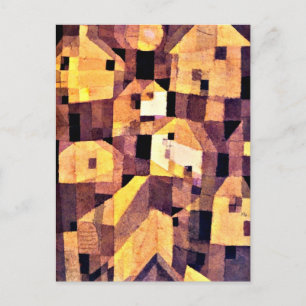 Klee - Autumnal Place, 1921 Postcard