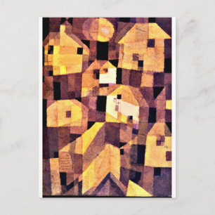 Klee - Autumnal Place, 1921 Postcard