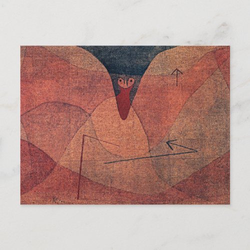 Klee _ Aviatic Evolution abstract art Postcard